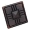 Gliderite Hardware 1-1/4 in. Oil Rubbed Bronze Square Cabinet Knob, 5PK 82929-ORB-5 - alternate 4